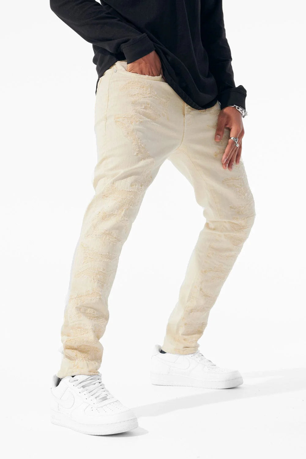 SEAN - WYNWOOD DENIM(CREAM) JS1177A | Broadway Collections SEAN - WYNWOOD DENIM(CREAM) JS1177A | Broadway Collections