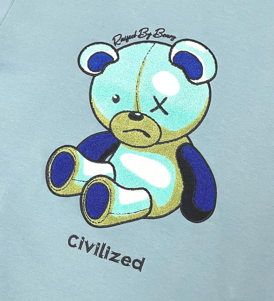 CIVILIZED SWEATSUIT- CORE BEAR HOODIE SET (BLUE)