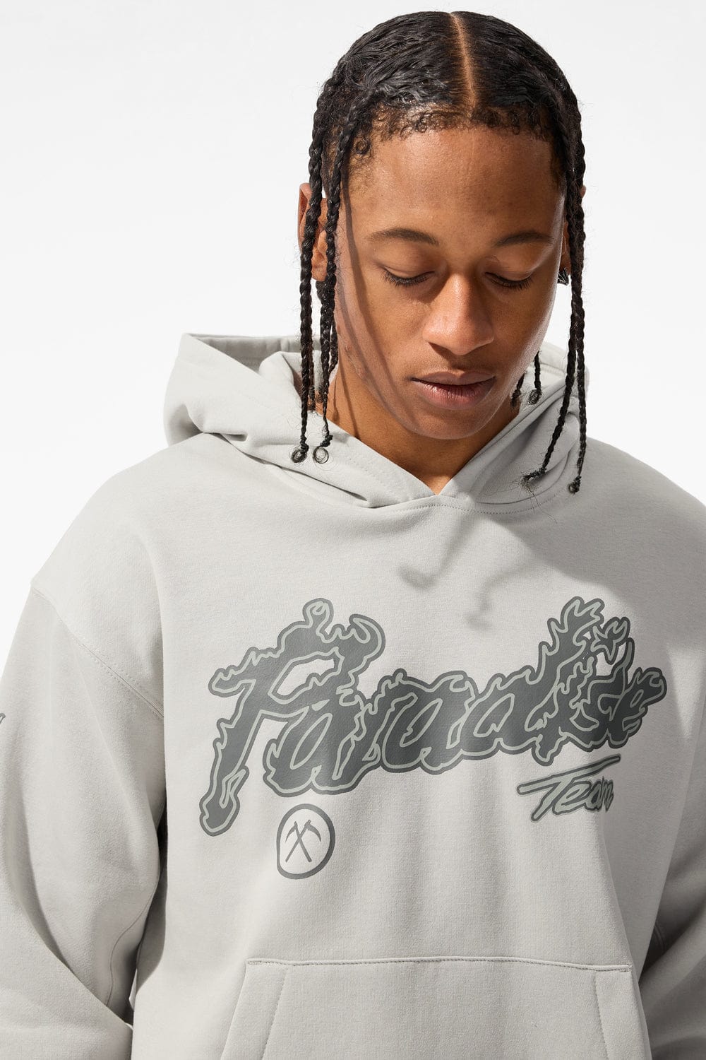 PARADISE TOUR PULLOVER HOODIE (CEMENT) 8241H