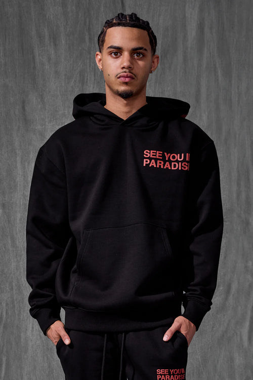 SYIP Tonal Pullover Hoodie (Crimson) 8899H