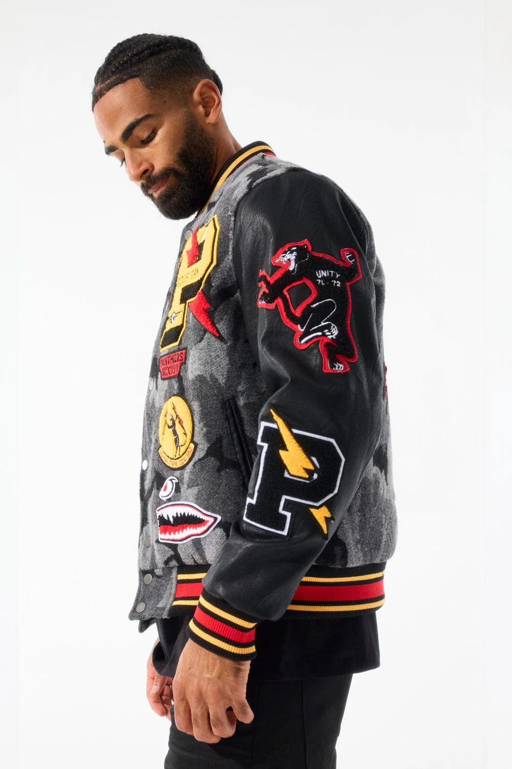 Hellcat Varsity Jacket (Black Camo) 91646