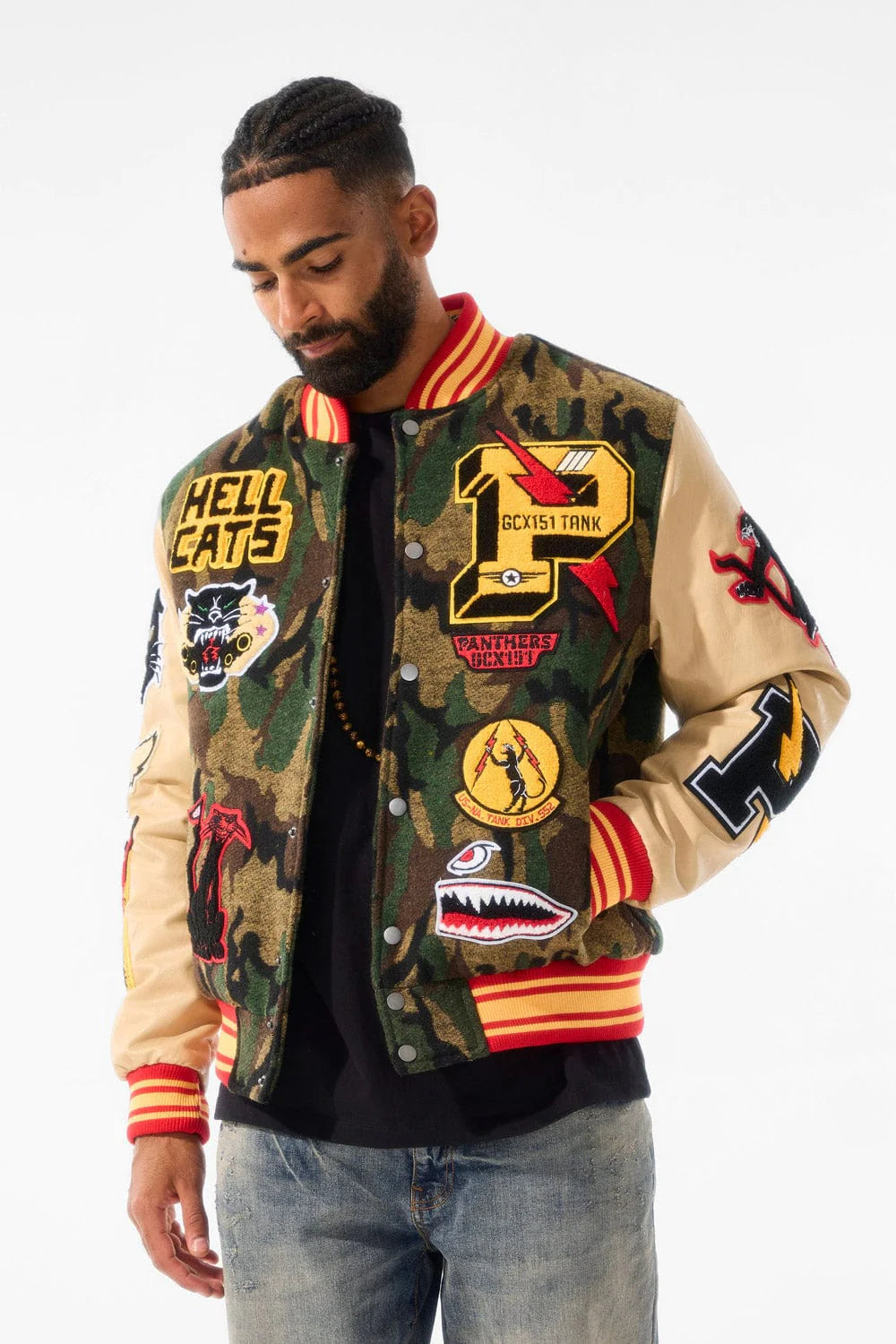 Hellcat Varsity Jacket (Vintage Camo) 91646