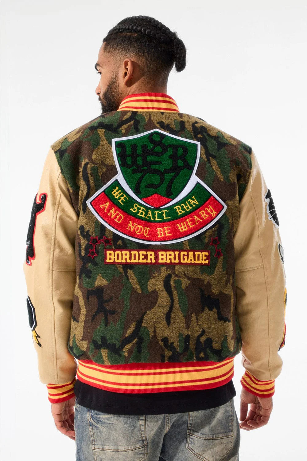 Hellcat Varsity Jacket (Vintage Camo) 91646 | Broadway Collections