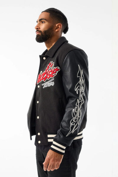 Paradise Tour Varsity Jacket (Black) 91632