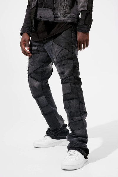 ROSS STACKED - LAWLESS DENIM (BLACK SHADOW) JRF1114