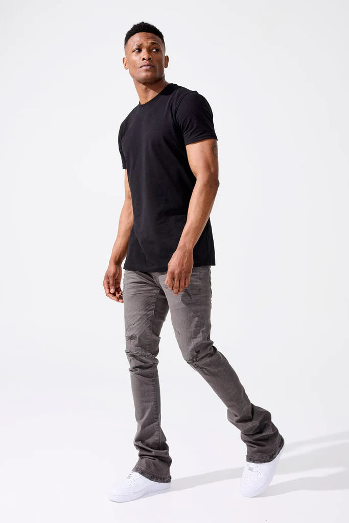 ROSS STACKED - TRIBECA TWILL PANTS (CHARCOAL) JRF955R