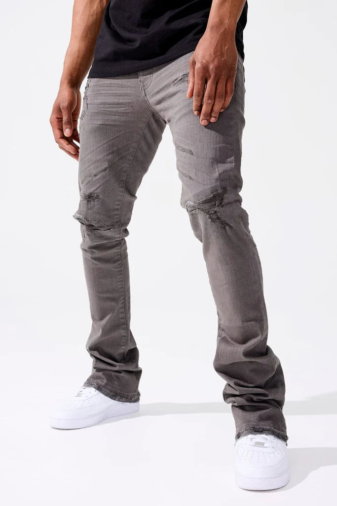 ROSS STACKED - TRIBECA TWILL PANTS (CHARCOAL) JRF955R