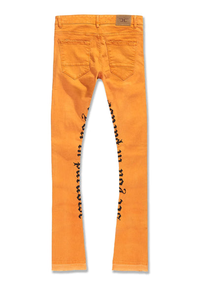 MARTIN STACKED - SEE YOU IN PARADISE DENIM (TANGERINE) JTF1154A