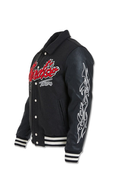 Paradise Tour Varsity Jacket (Black) 91632