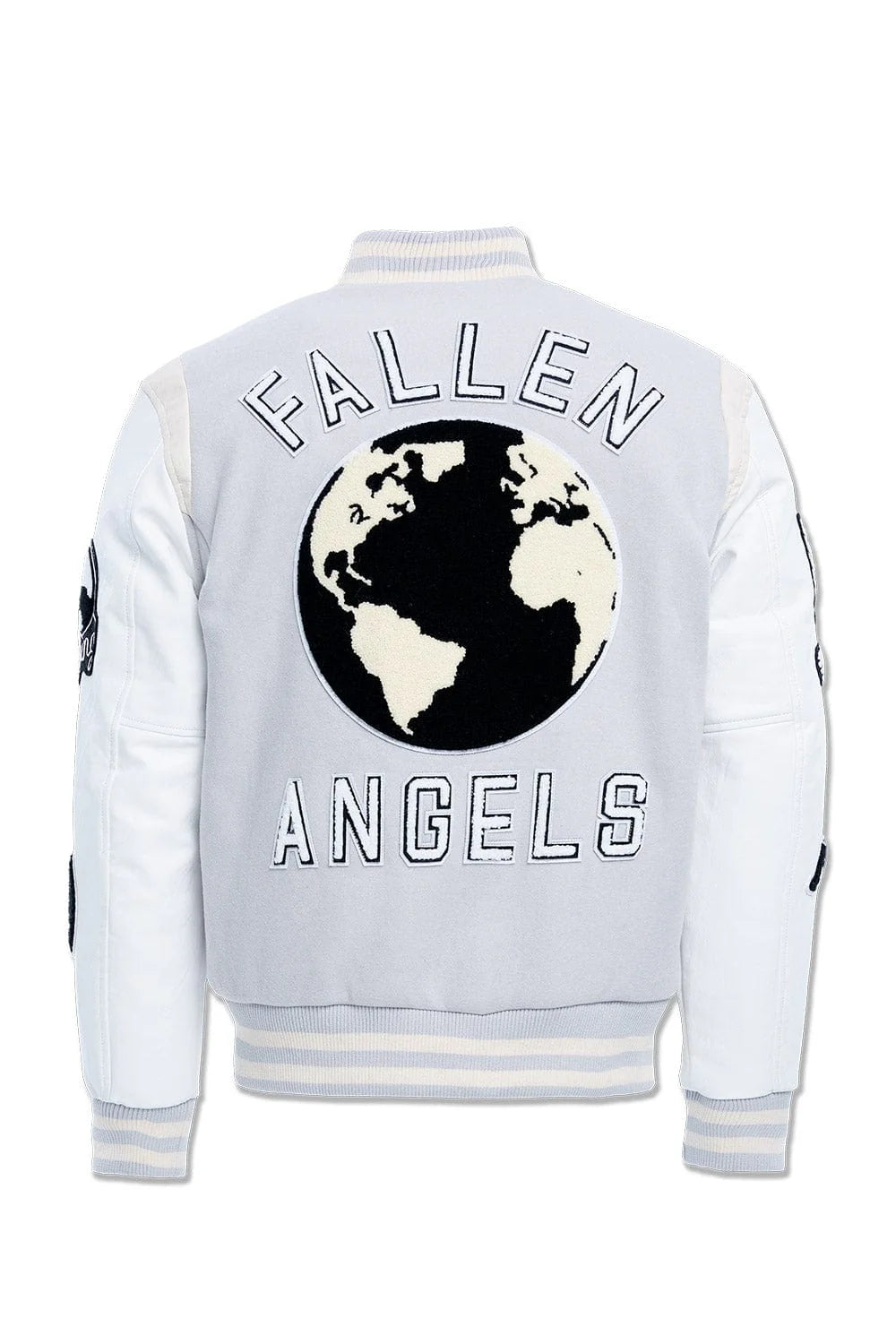 Fallen Angels Varsity Jacket (Light Grey) 91647