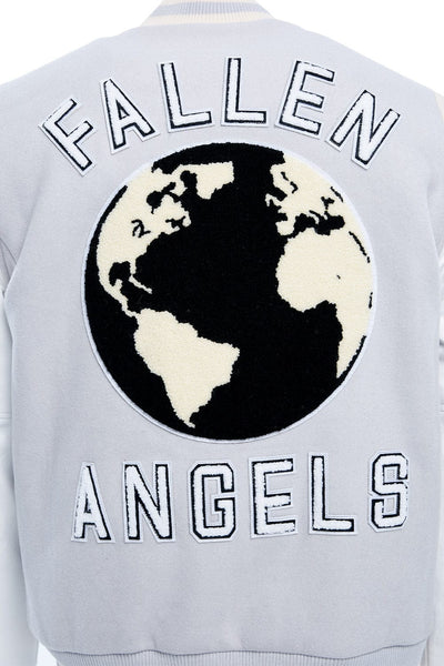 Fallen Angels Varsity Jacket (Light Grey) 91647