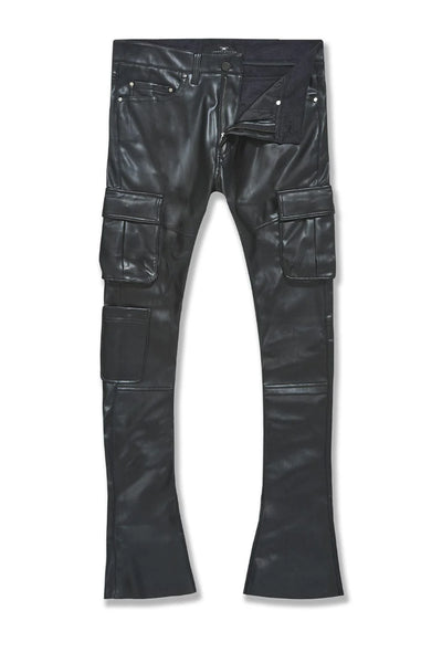 Ross Stacked - Billie Jean Cargo Pants (Black) JRF9379