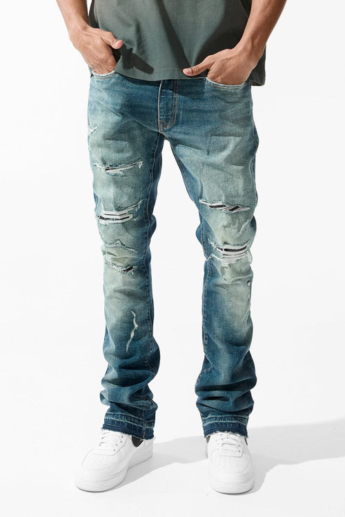 Martin Stacked - YORK DENIM  (DESERT STORM) JTF2117