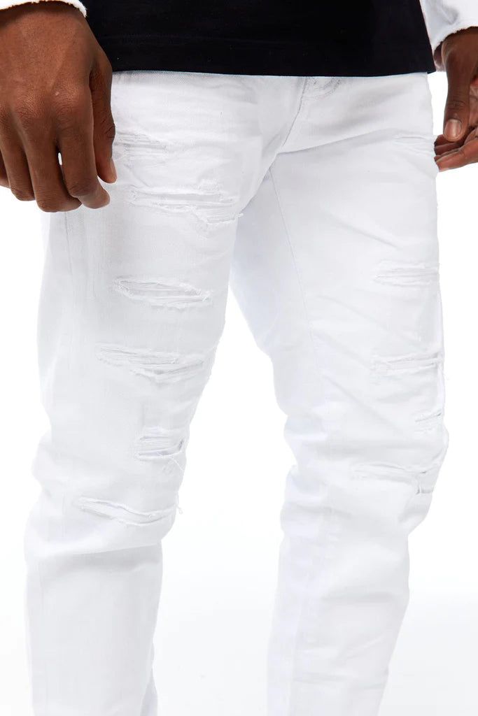 ROSS - TRIBECA TWILL PANTS (WHITE) JR955R/JR960R