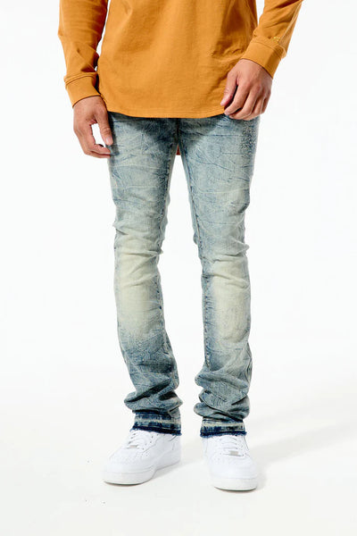 MARTIN STACKED - WOODSTOCK DENIM (DEATH VALLEY) JTF201